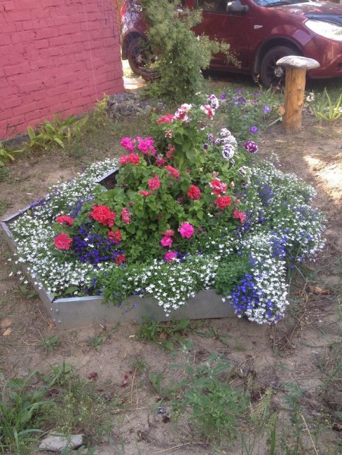 Оцинкованная клумба "Сота" 300 в Ростове-на-Дону